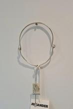 Jil Sander zilveren ketting in linnen tasje en boekendoos, Nieuw, Ophalen of Verzenden, Met edelsteen, Zilver