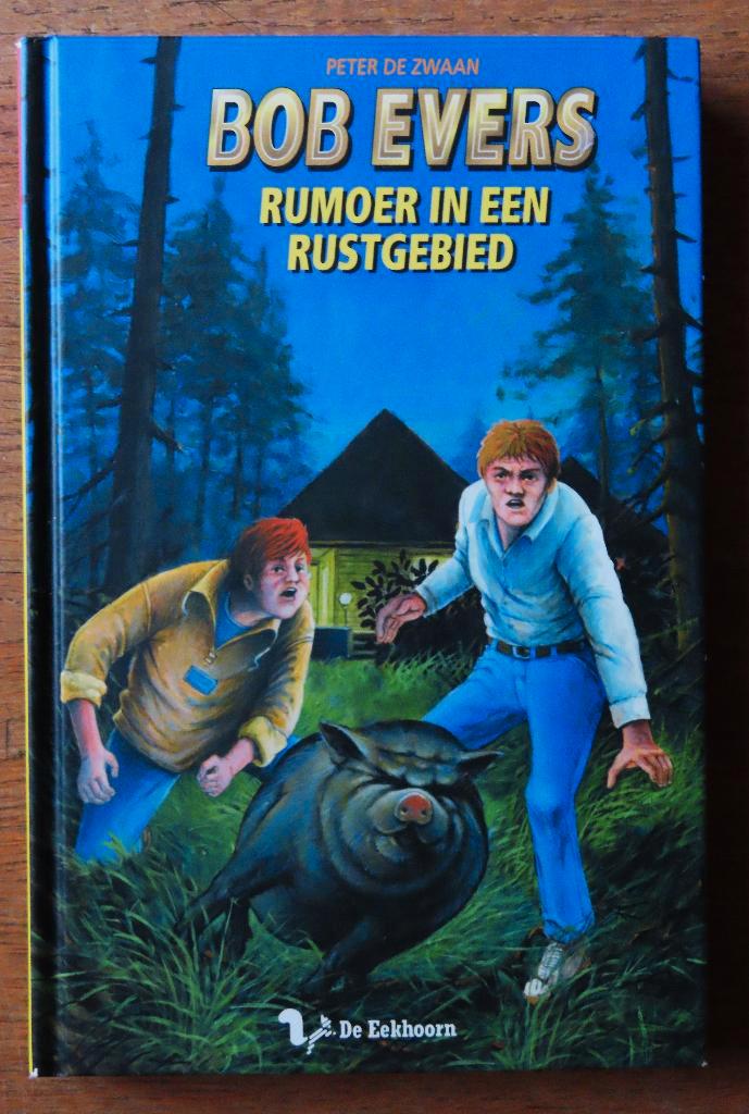 Peter de Zwaan: Bob Evers 50 Rumoer in een rustgebied 1e dr., Boeken, Kinderboeken | Jeugd | 13 jaar en ouder, Gelezen, Ophalen of Verzenden