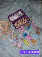 Grote set kralen en houten ringen, Hobby en Vrije tijd, Ophalen of Verzenden, Nieuw, Kraal