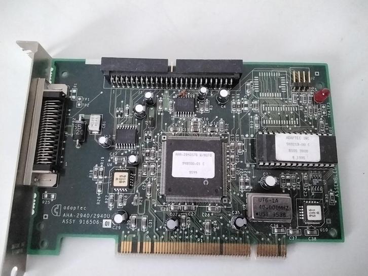 PCI SCSI kaart Adaptec uit 1995, Computers en Software, Netwerkkaarten, Ophalen of Verzenden