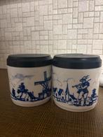 Delfts Blauwe Potten met Deksel, Ophalen, Gebruikt