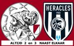 3 kaartjes Ajax - Heracles Almelo Tickets, Twee personen, Augustus