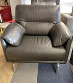 Leolux Bora Balanza fauteuil | Zwart leer, Huis en Inrichting, Modern design, Leolux, Info@andriesign.nl, Ophalen of Verzenden