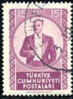 Turkije 1324 - Kemal Ataturk, Postzegels en Munten, Ophalen of Verzenden, Republiek Turkije, Overige landen, Gestempeld