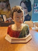 Torso van jongen, gips, 40 cm hoog, Antiek en Kunst, Curiosa en Brocante, Ophalen of Verzenden
