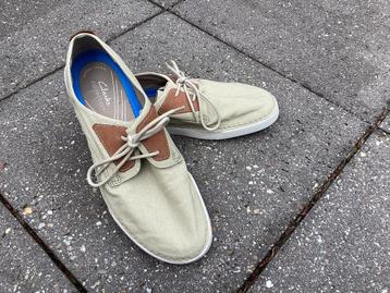 Gave zomerse canvas bootschoenen van Clarks beschikbaar voor biedingen