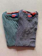 2x Superdry T-Shirts mt XS, Kleding | Heren, Gedragen, Grijs, Ophalen of Verzenden