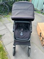 Bugaboo Fox 2 All Black Compleet, Kinderen en Baby's, Kinderwagens en Combinaties, Kinderwagen, Gebruikt, Bugaboo, Verstelbare duwstang