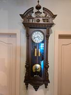 ️ Antieke Gustav Becker wandklok – met messing gewichten e, Ophalen