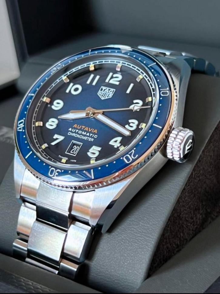 Tag Heuer Autavia - nieuw & full set, Sieraden, Tassen en Uiterlijk, Horloges | Heren, Nieuw, Polshorloge, TAG Heuer, Staal, Staal