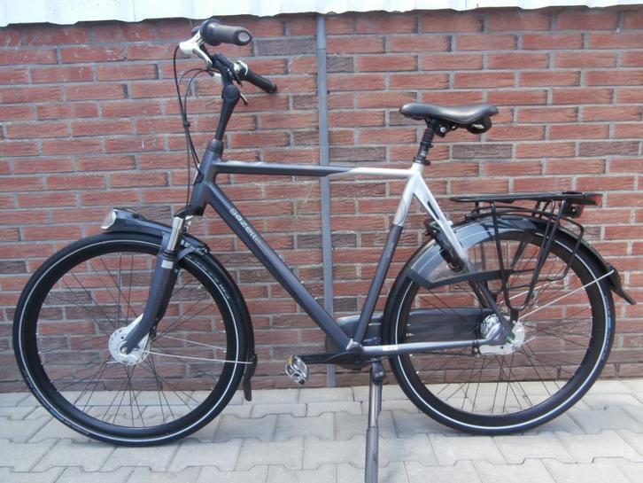 Zeer nette Gazelle Eclipse heren 61 cm. met 7 versnellingen, Fietsen en Brommers, Fietsen | Heren | Herenfietsen, Zo goed als nieuw