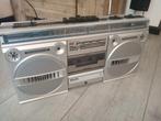 Vintage Philips boombox radio cassette deck, Ophalen of Verzenden, Zo goed als nieuw, Radio