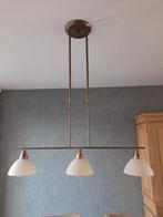 Hanglamp met 3 kelken, Huis en Inrichting, Lampen | Hanglampen, Ophalen, Gebruikt, 75 cm of meer