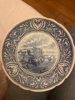 Delfts Blauw Bord - Boch Belgium, Ophalen of Verzenden