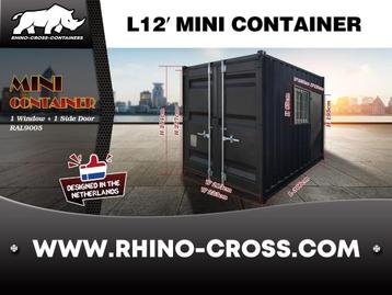 7ft, 8ft, 9ft, 12ft Zwart Zeecontainer met deur en raam beschikbaar voor biedingen