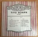 Great Voices Of The Century - Tito Schipa - Volume Two, Ophalen of Verzenden, Zo goed als nieuw, Opera of Operette, 12 inch