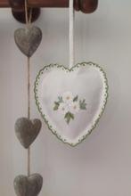 Broderie geur hartje, Antiek en Kunst, Curiosa en Brocante, Ophalen of Verzenden