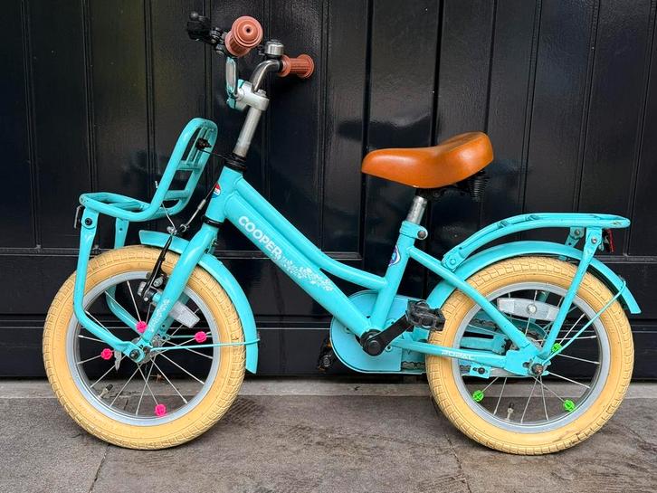 Popal Cooper 14 inch (3-5 jaar), Fietsen en Brommers, Fietsen | Meisjes, Gebruikt, 14 inch of minder, Handrem, Ophalen