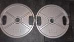 2x 20kg Olympische Halterschijven (Nieuw!), Sport en Fitness, Fitnessmaterialen, Ophalen, ., Zo goed als nieuw, .
