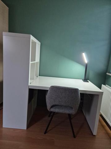 Bureau met kast - veel opbergruimte!