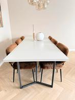 Eethoek Yaya met 6 stoelen tafel 220 cm, Huis en Inrichting, Tafels | Eettafels, Ophalen, Gebruikt, 100 tot 150 cm, 200 cm of meer