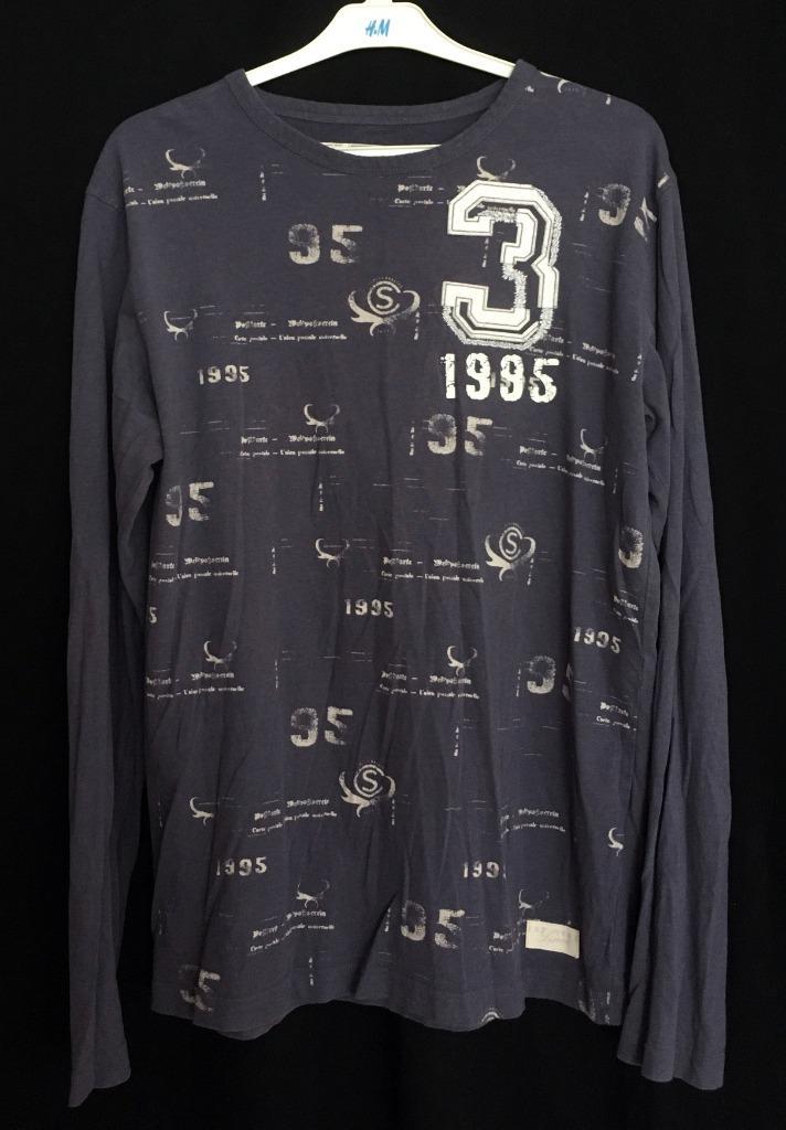 3 heren t-shirts lange mouwen, maat M, 4 euro per stuk, Kleding | Heren, T-shirts, Zo goed als nieuw, Maat 48/50 (M), Blauw, Ophalen of Verzenden