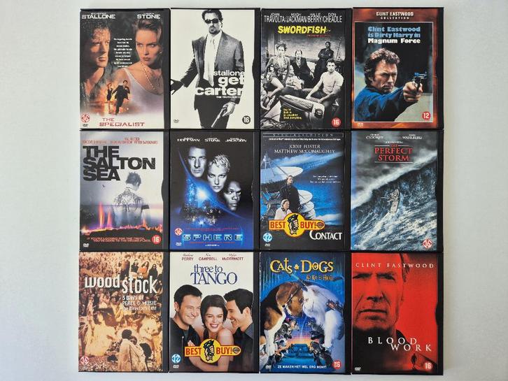 12 Snapcases, Cd's en Dvd's, Dvd's | Overige Dvd's, Zo goed als nieuw, Vanaf 12 jaar, Ophalen of Verzenden