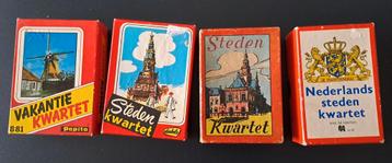 Leuke oude Hollandse kwartetspellen  beschikbaar voor biedingen