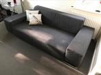 Moderne loungebank incl voetenbank, Ophalen, Gebruikt, 100 tot 125 cm, Stof