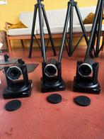 Complete Professionele Studioset - 3 cameras, 5 lampen e.a., Audio, Tv en Foto, Professionele Audio-, Tv- en Video-apparatuur