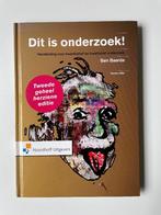 Dit is onderzoek 9789001816896, Zo goed als nieuw, Noordhoff Uitgevers, Beta, HBO