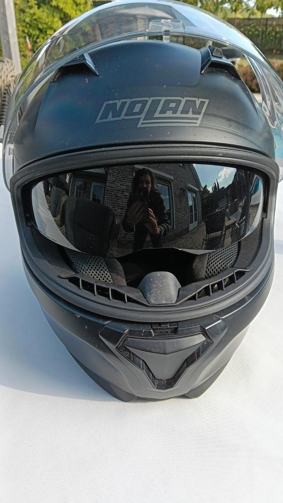 Nolan N87 - Maat XS Integraalhelm met pinlock en zonnevizier, Motoren, Kleding | Motorhelmen, Dames, Kinderen, Integraalhelm, XS