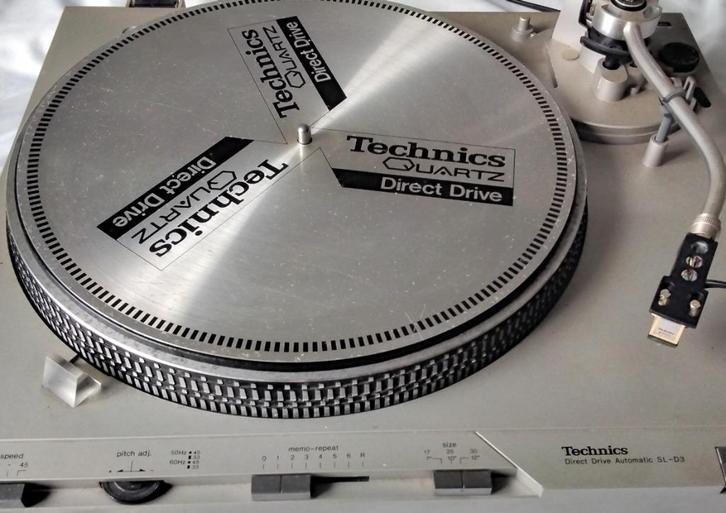 Technics Zilveren Plaat Zeldzaam UNIEK Quartz Direct Drive, Audio, Tv en Foto, Platenspelers, Gebruikt, Platenspeler-onderdeel