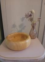 Vintage houten schaaltje bakje, Schaal, Rond, Ophalen of Verzenden, Zo goed als nieuw