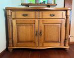 Dressoir, geloogd grenen, Ophalen, Met plank(en), Gebruikt, 100 tot 150 cm
