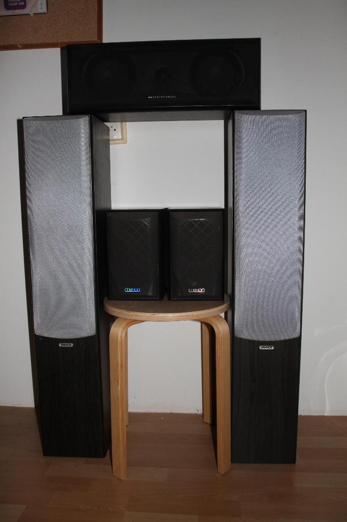 Set geluidspeakers ook als surround set te gebruiken, Audio, Tv en Foto, Luidsprekers, Gebruikt, Front, Rear of Stereo speakers