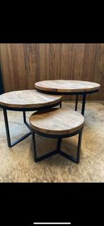 houten tafels sinterklaas deelt uit  stunt korting, Huis en Inrichting, Tafels | Eettafels, Ophalen, 50 tot 100 cm, Vijf personen of meer