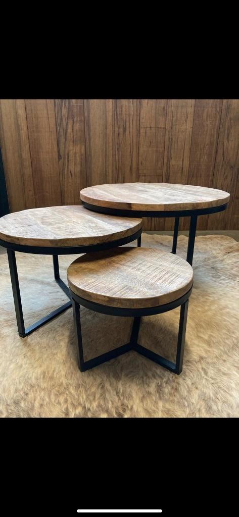 houten tafels sinterklaas deelt uit  stunt korting, Huis en Inrichting, Tafels | Eettafels, Nieuw, 50 tot 100 cm, 200 cm of meer