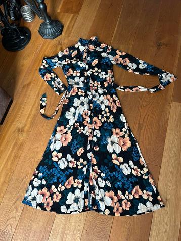 Lange jurk King Louie met bloemprint xs 34 beschikbaar voor biedingen