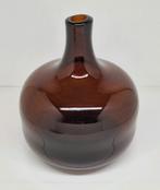 Bruine buikfles Claude Morin Dieulefit, Frankrijk 1970., Ophalen of Verzenden