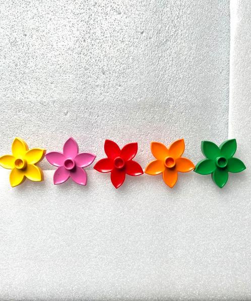 Lego Duplo - Set van 5 Bloemen, Kinderen en Baby's, Speelgoed | Duplo en Lego, Zo goed als nieuw, Duplo, Ophalen of Verzenden