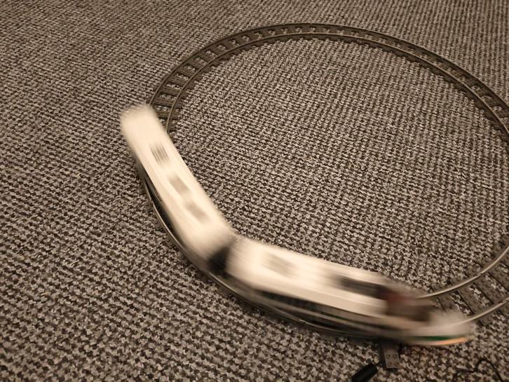 Lego trein high speed 4511 met rails en trafo iprst., Kinderen en Baby's, Speelgoed | Duplo en Lego, Gebruikt, Ophalen of Verzenden