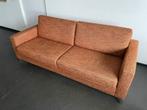 Comfortabele oranje bank - 3-zits, Gebruikt, Driepersoons, 75 tot 100 cm, Ophalen of Verzenden