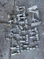 23 blum + 2 Hetal scharnieren, Doe-het-zelf en Verbouw, Hang- en Sluitwerk, Ophalen, Gebruikt, IJzer, Scharnier