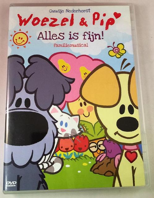 Woezel & Pip - Alles is fijn! - familiemusical theater, Cd's en Dvd's, Dvd's | Kinderen en Jeugd, Nieuw in verpakking, Overige genres