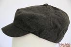 Flatcap Platte pet Cadet-achtige ballonpet grijs 58 Nieuw, Ophalen of Verzenden, Nieuw, 58 cm (L, 7¼ inch) of meer, Pet
