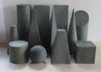 antieke geometrische modellen vormen wiskunde in zink, Antiek en Kunst, Verzenden