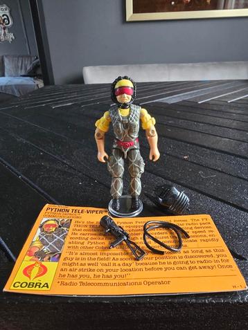 Gi joe gijoe Cobra python Patrol TeleViper  beschikbaar voor biedingen