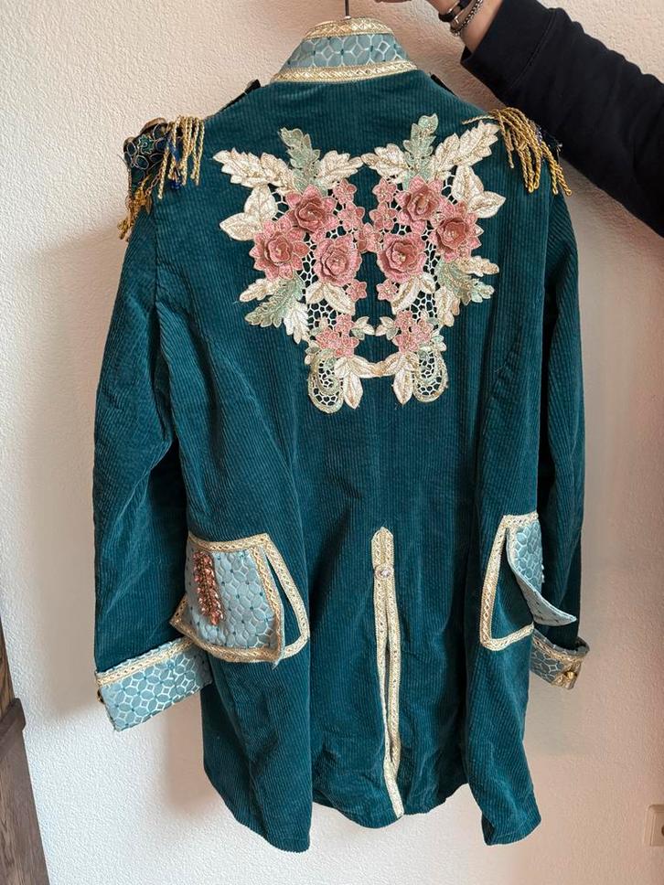 Carnavalsjas 4XL - Uniek Design!, Kleding | Heren, Carnavalskleding en Feestkleding, Zo goed als nieuw, Kleding, Carnaval, Maat 56/58 (XL)