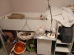 Half hoogslaper met bureau gratis, Kinderen en Baby's, Kinderkamer | Stapelbedden en Hoogslapers, Ophalen, Gebruikt, Hoogslaper